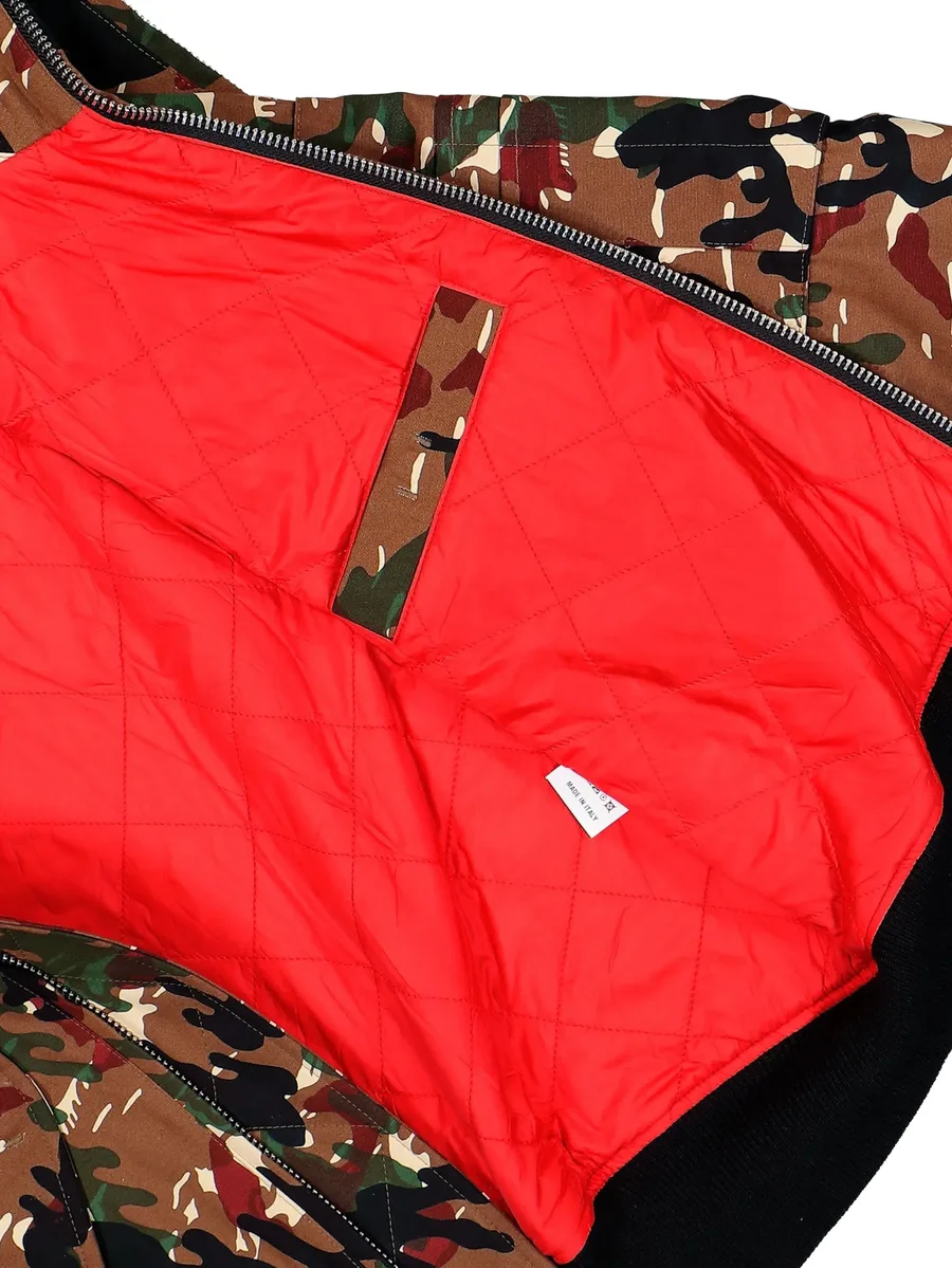 camouflage zip bomber jacket 12