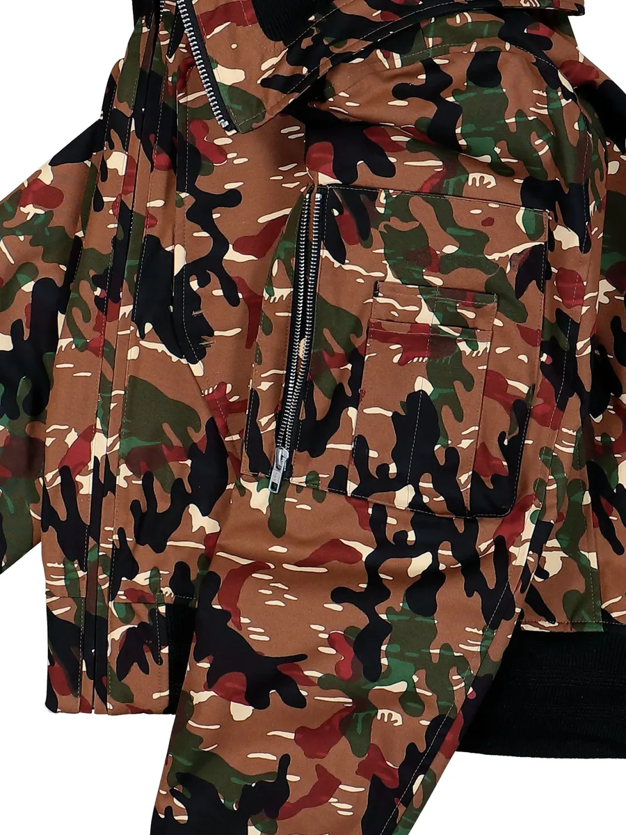 camouflage zip bomber jacket 9