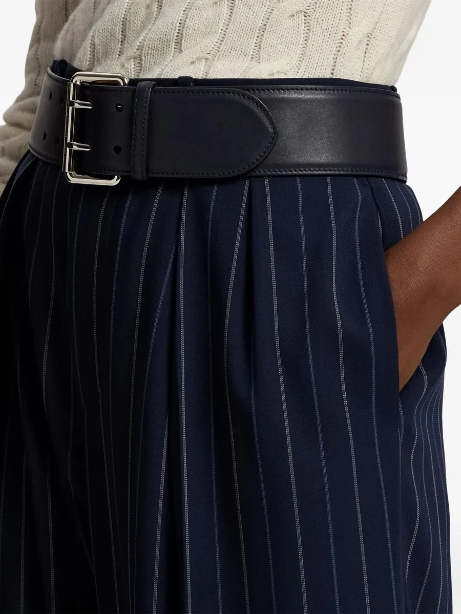 Jody striped pleated trousers 10