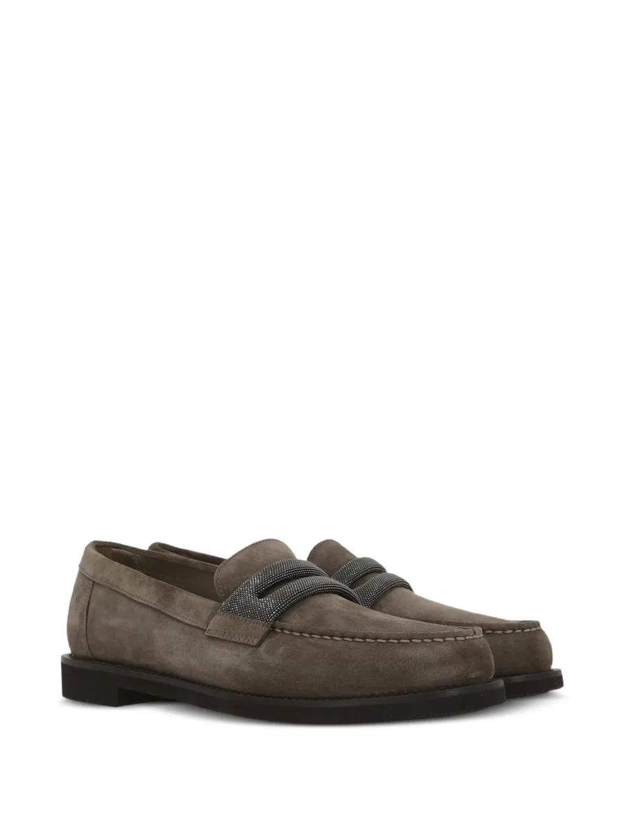suede horsebit loafers 4