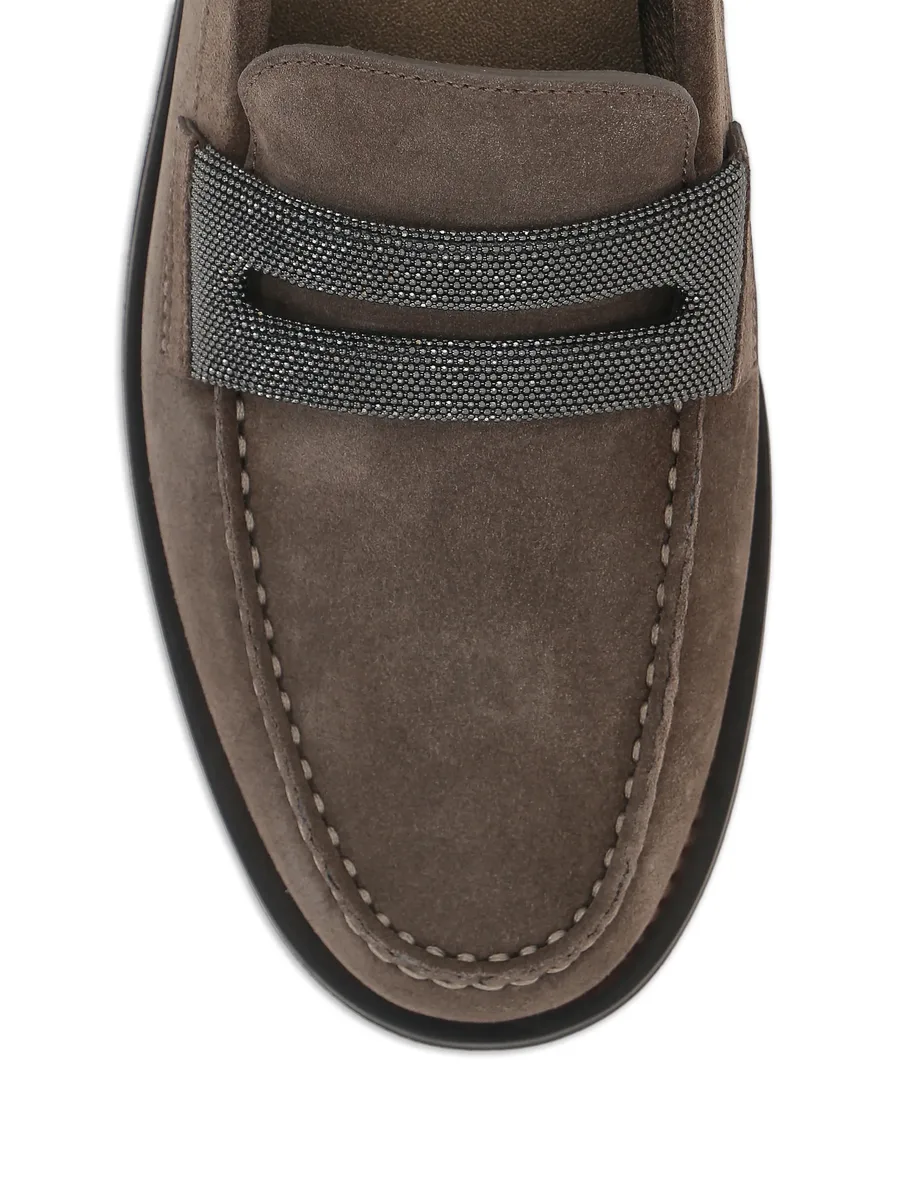 suede horsebit loafers 7