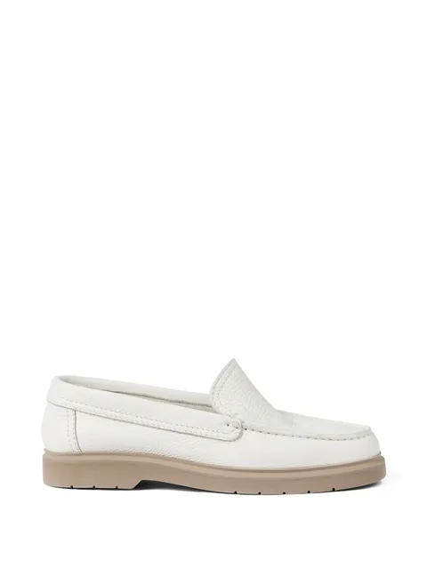 leather loafers