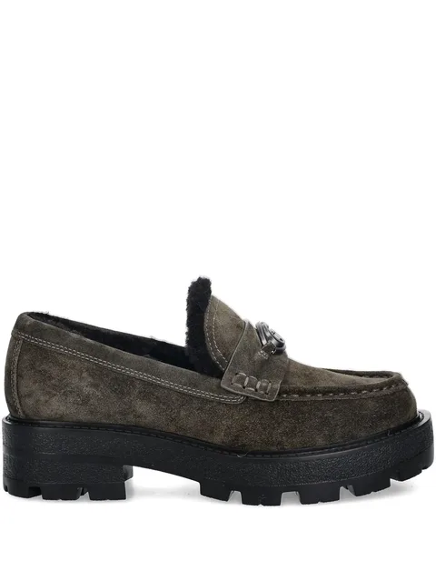 45mm logo-plaque loafers