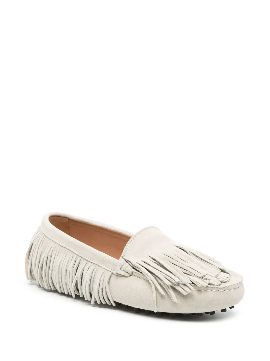 fringed suede loafers 4