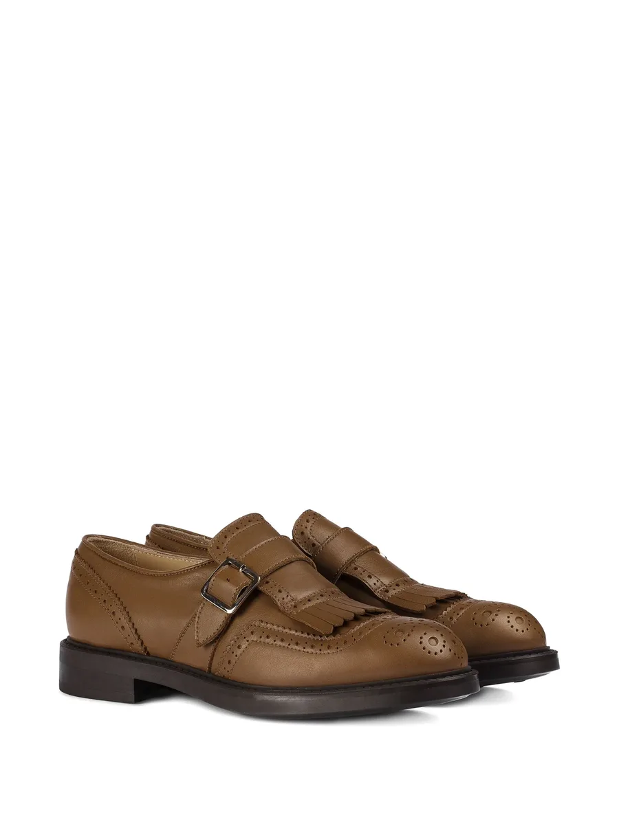 tassel-detail buckled monk shoes 4
