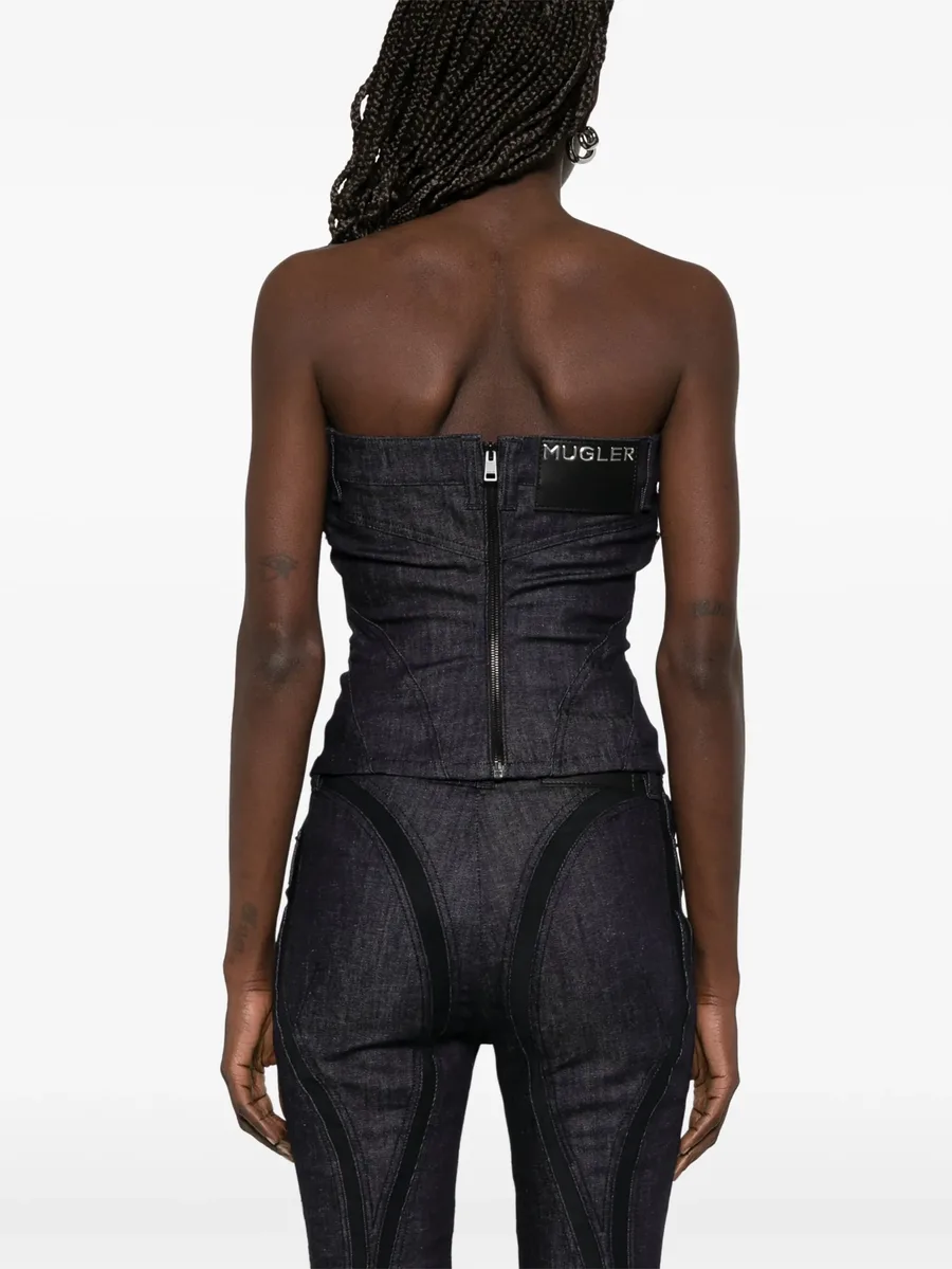denim bustier top 7