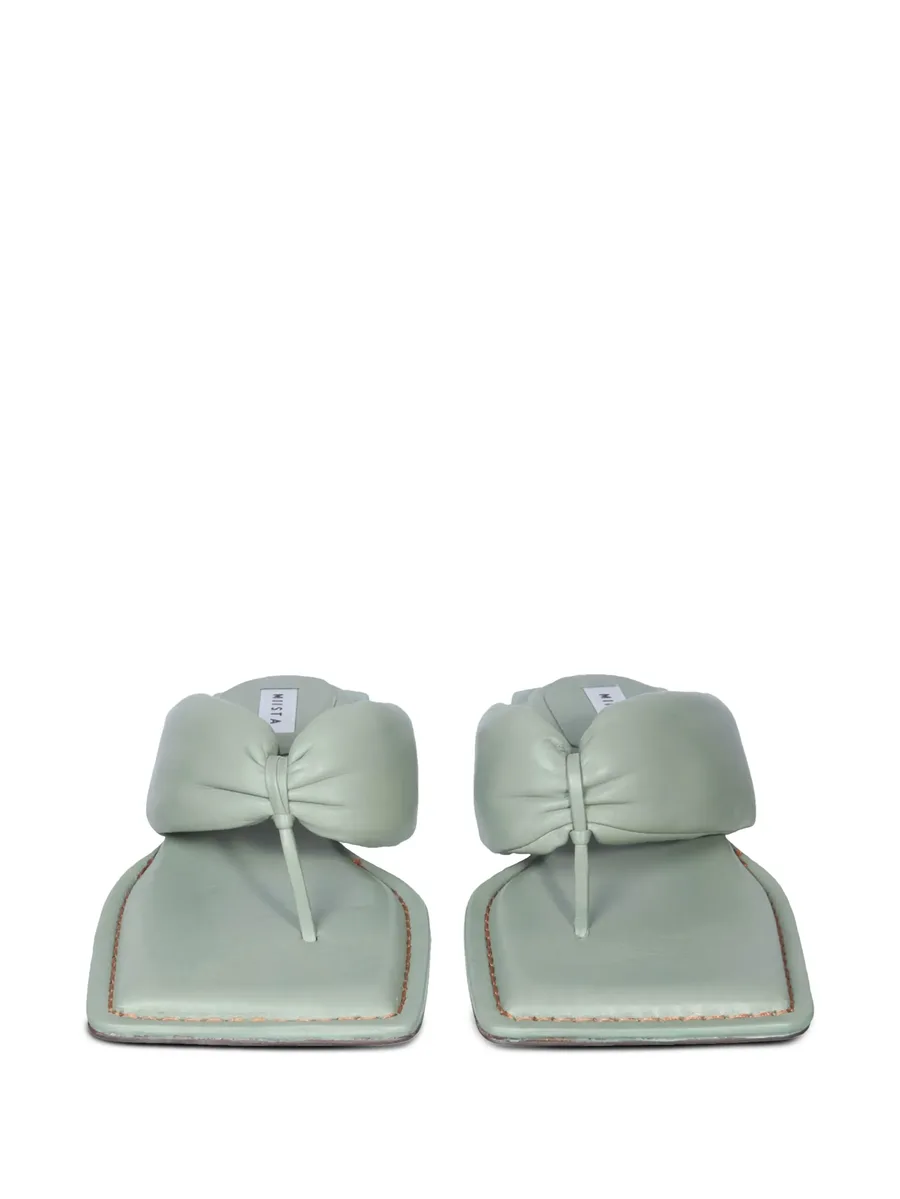 30mm knotted heeled sandals 3