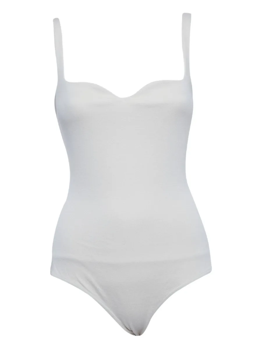 Lilou sweetheart-neckline slim-strap top 1