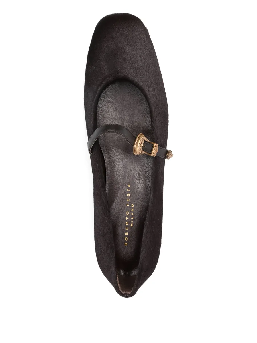 buckle-detail ballet flats 7