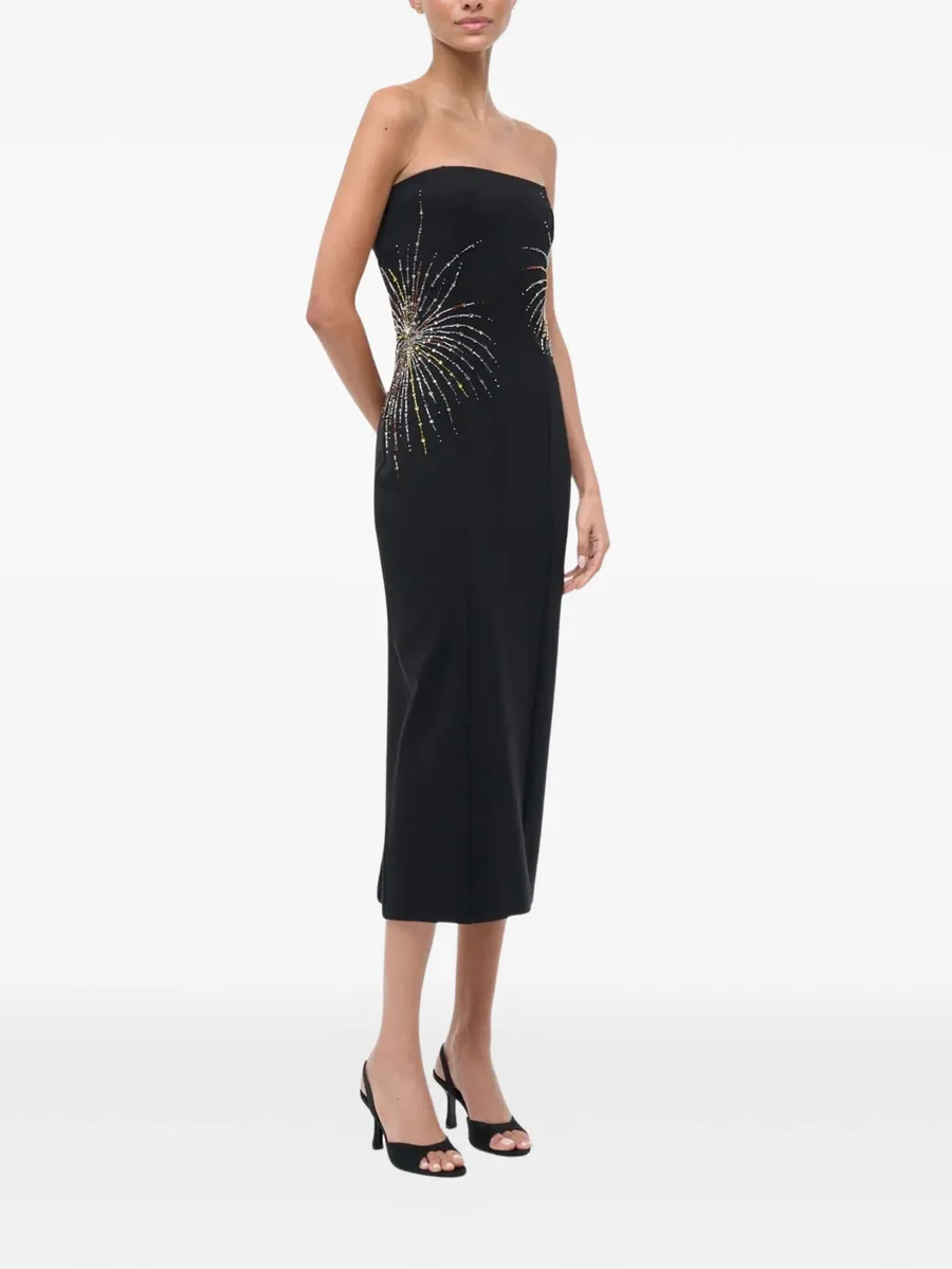 Britney embellished-detail midi dress 6