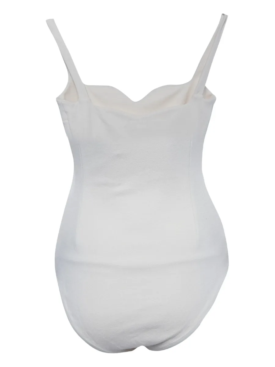 Lilou sweetheart-neckline slim-strap top 3