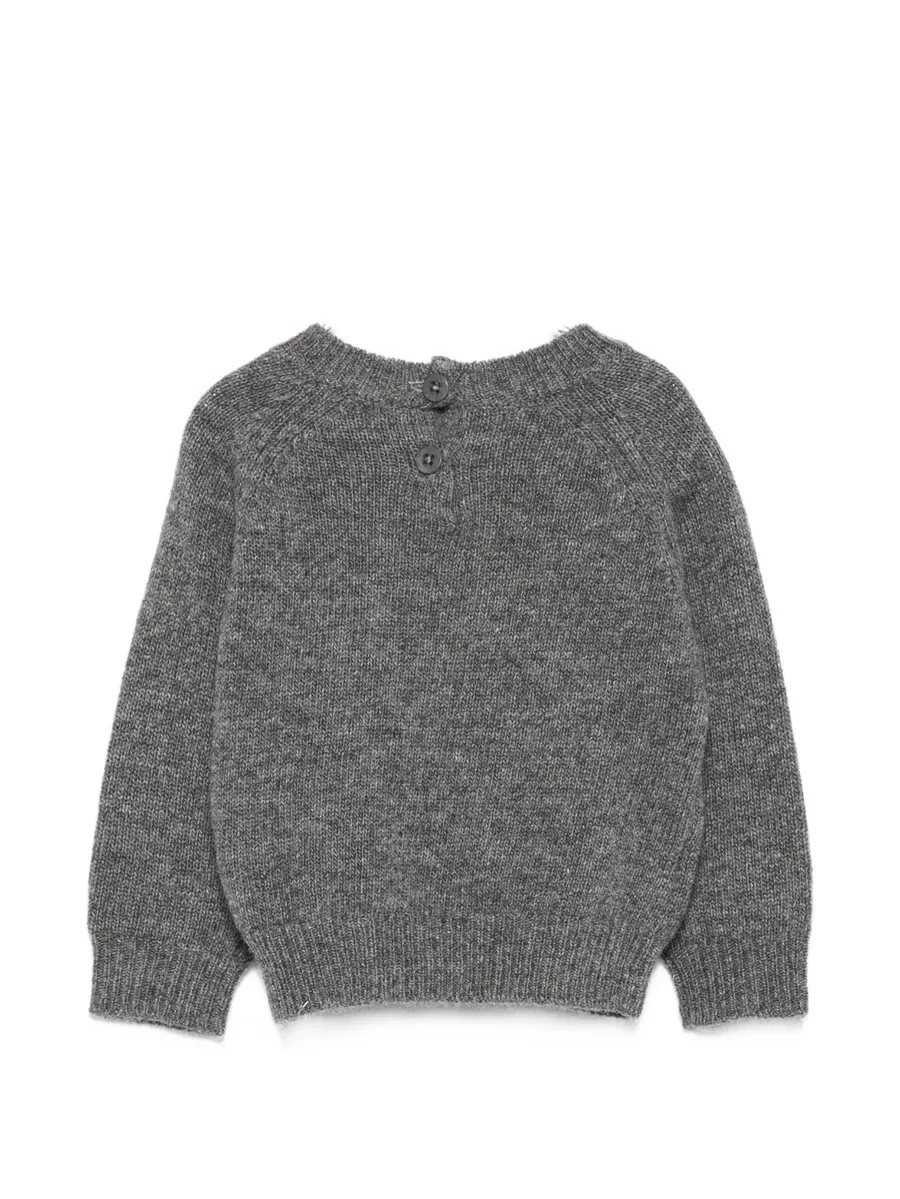teddy bear-patch sweater 2