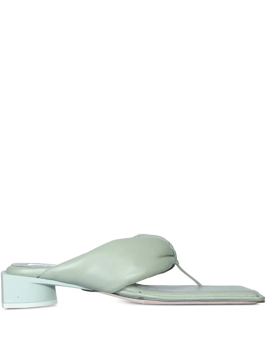 30mm knotted heeled sandals 1