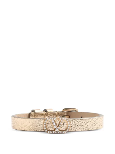 браслет с логотипом VLogo Signature и кристаллами Swarovski