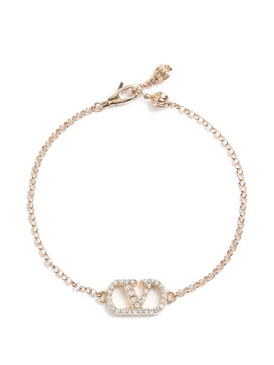 браслет с логотипом VLogo Signature и кристаллами Swarovski 1