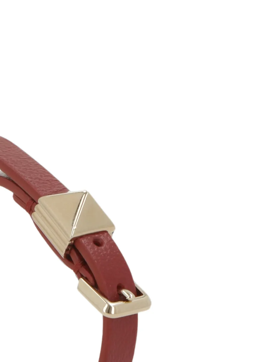 кожаный браслет Rockstud 4