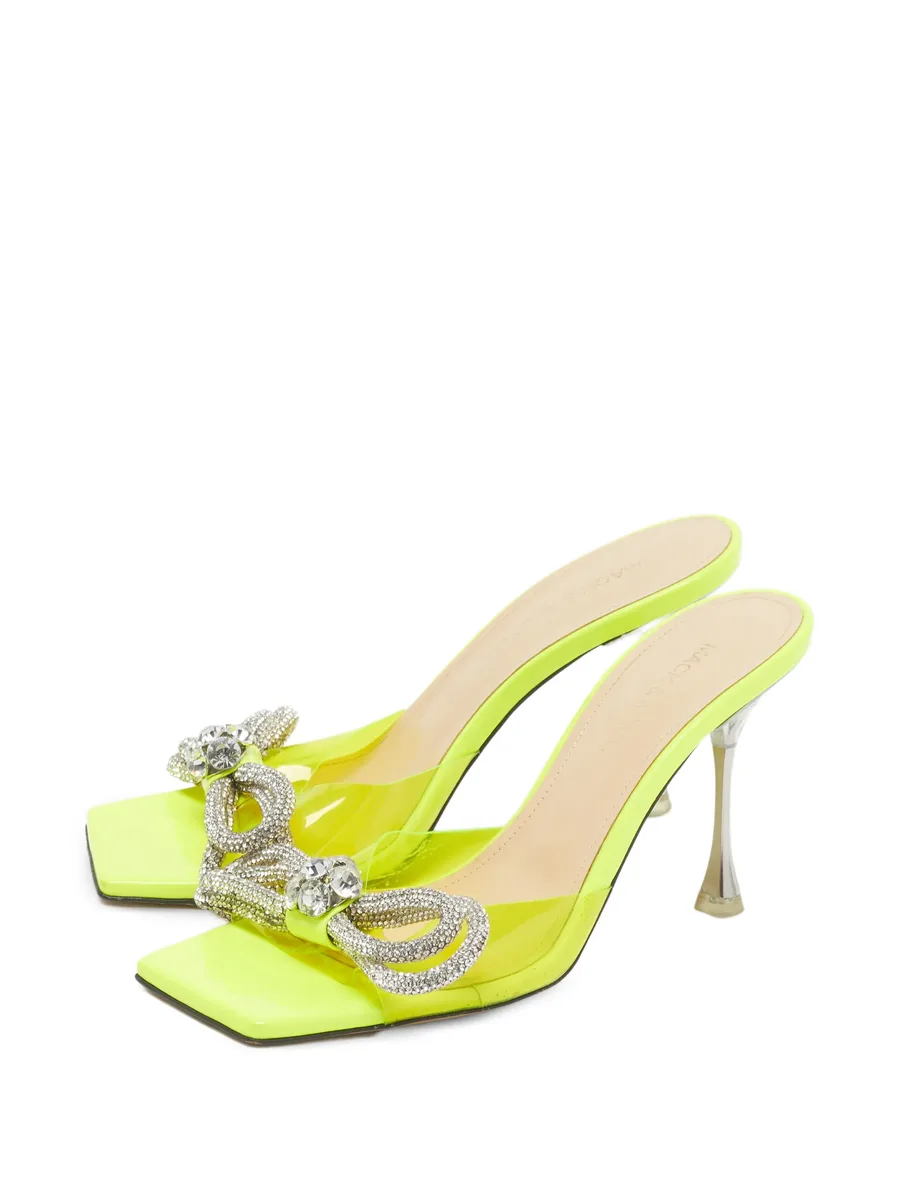 Double Bow crystal-embellished sandals 7