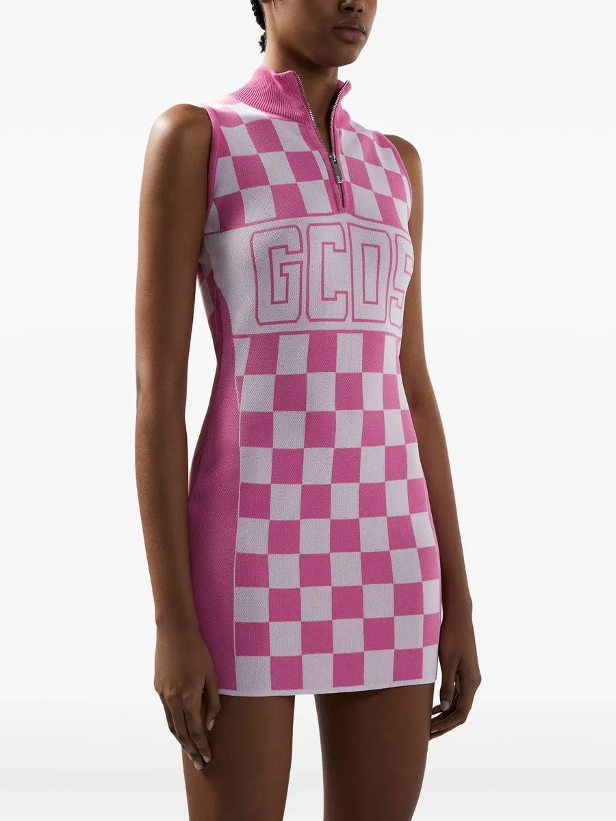 logo-print minidress 8