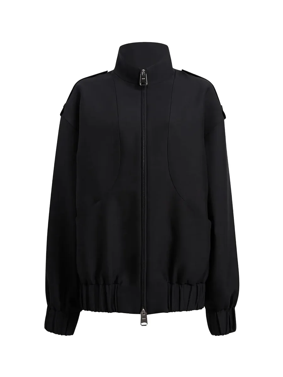 Sigi zip high-neck bomber jacket 3
