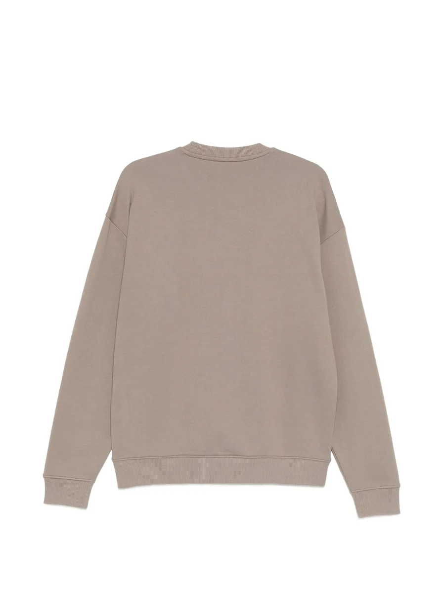logo-patch crew-neck sweater 3