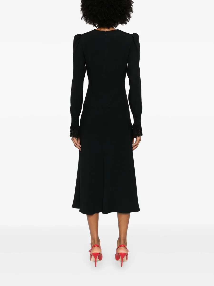 V-neck midi dress 7