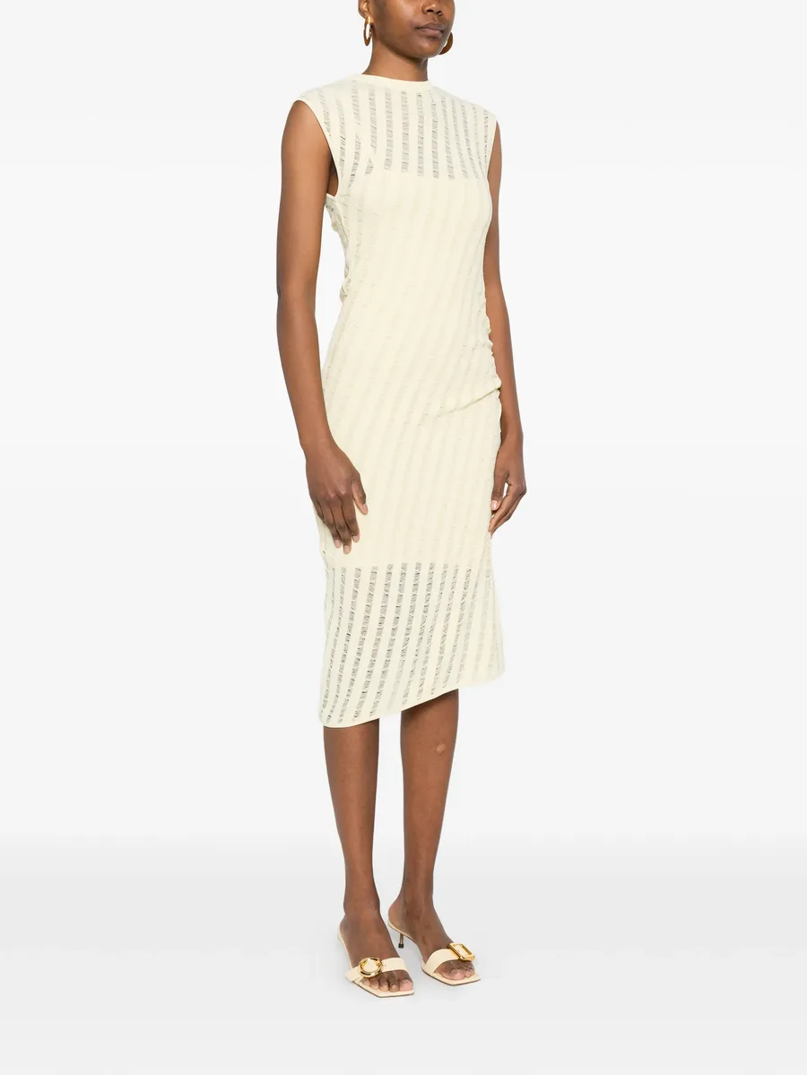 Aysson striped gathered dress 6