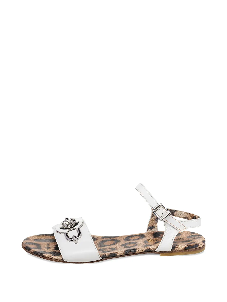 embellished leather sandals 1