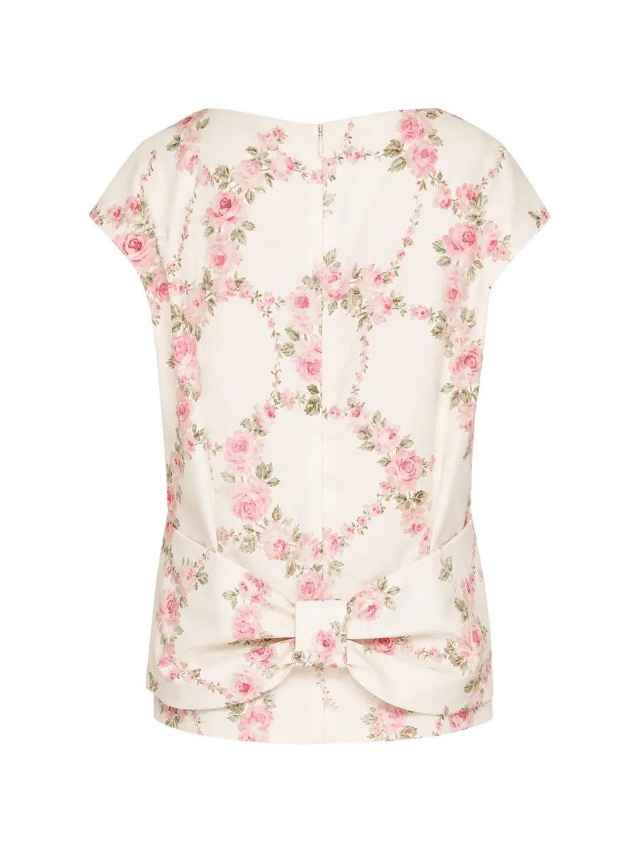 floral-print bow-detail blouse 2