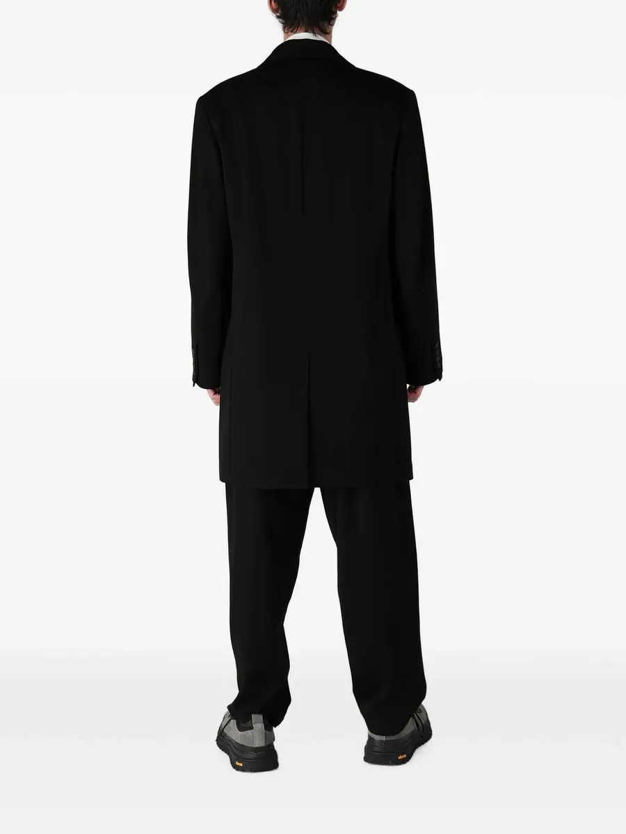 multi-pocket single-breasted long jacket 4