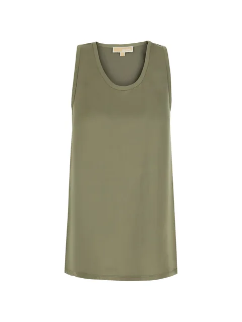 satin tank top