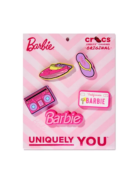 набор из пяти подвесок для обуви Barbie Jibbitz™