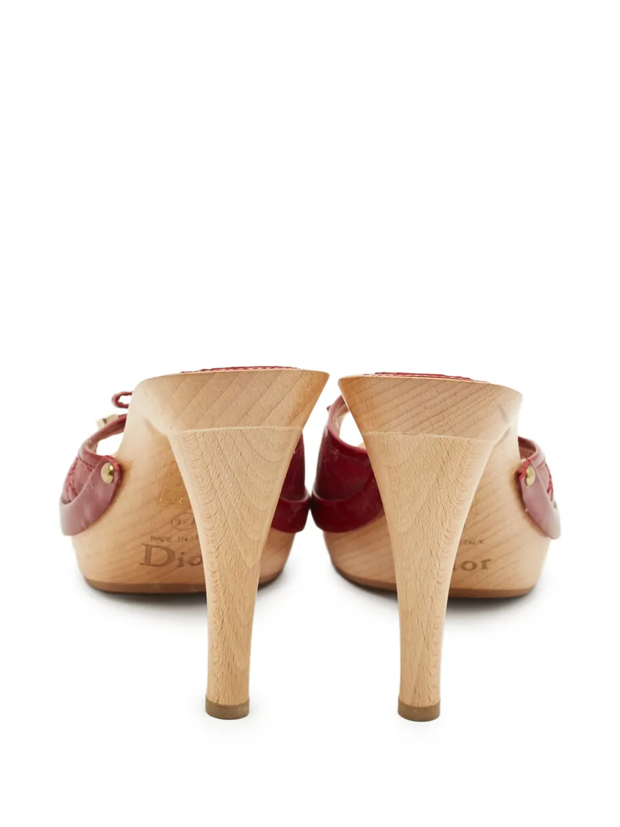 bow-detail sandals 6