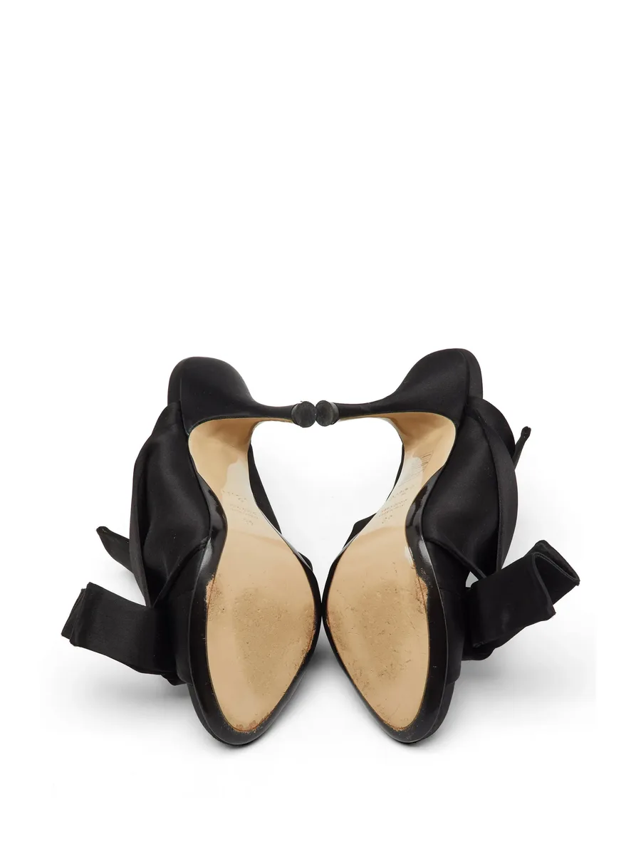 knotted peep-toe mules 5