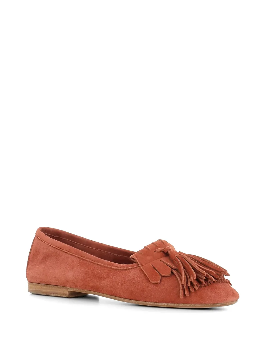 tassel-detail suede loafers 3