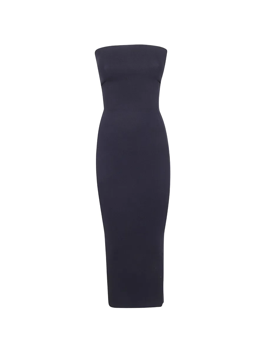 strapless midi dress 1