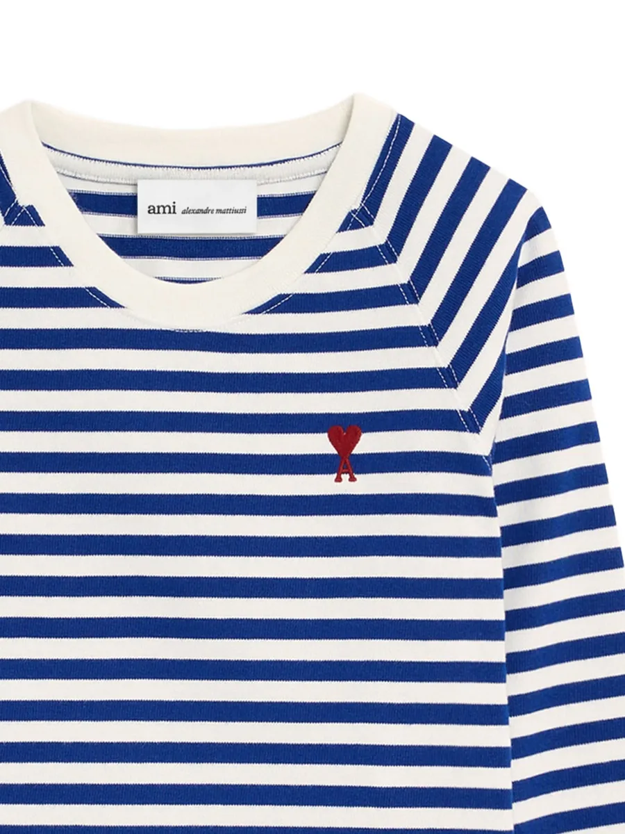 mariniere cotton T-shirt with Ami de Coeur 3