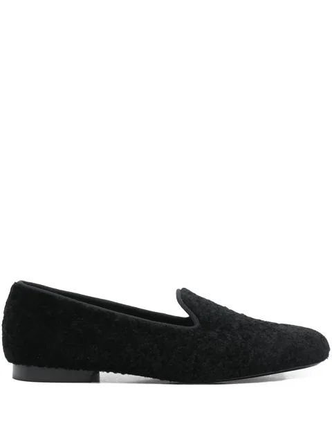shearling loafers