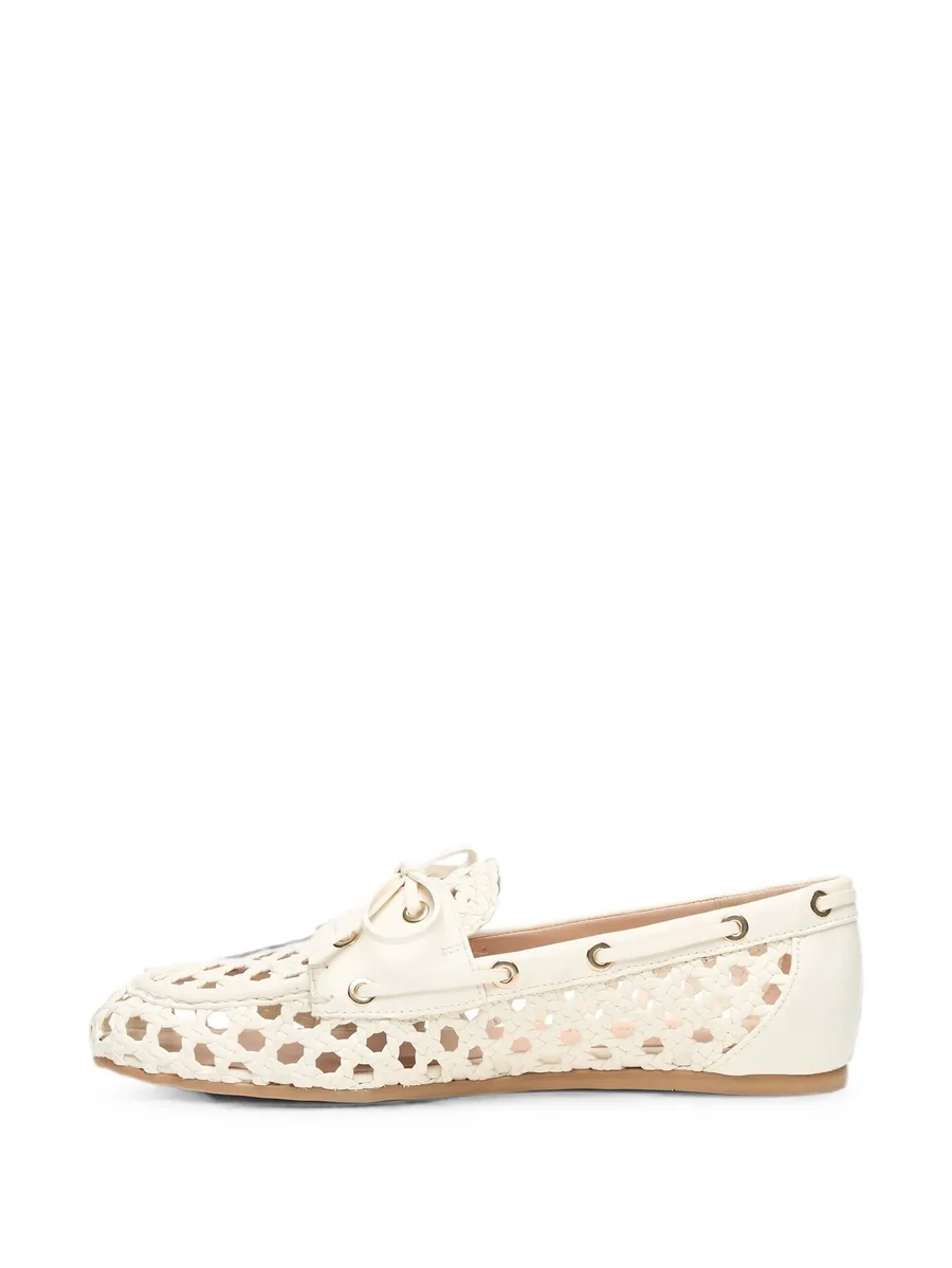 Tinsley woven leather boat shoes 7