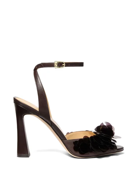 Loretta sequin-embellished sandals