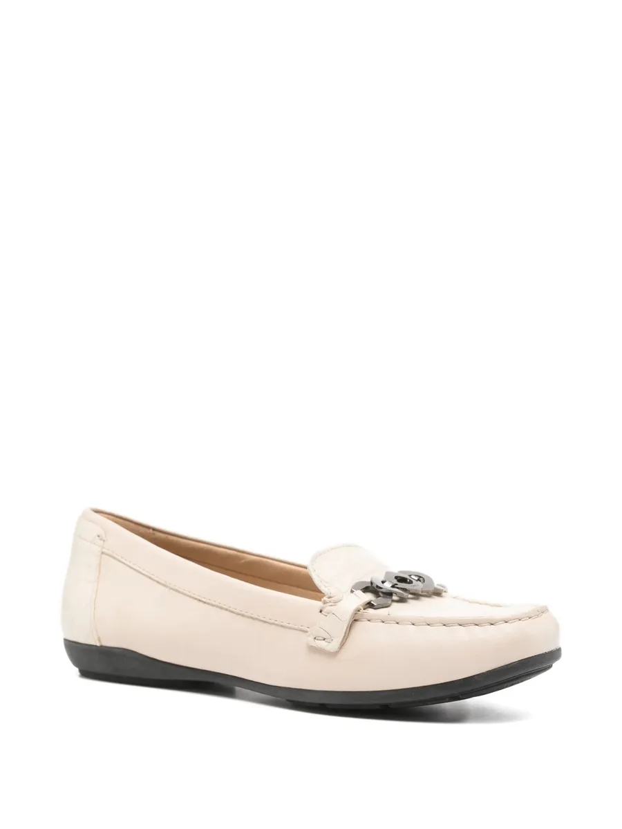 Annytah chain-detail embossed loafers 4
