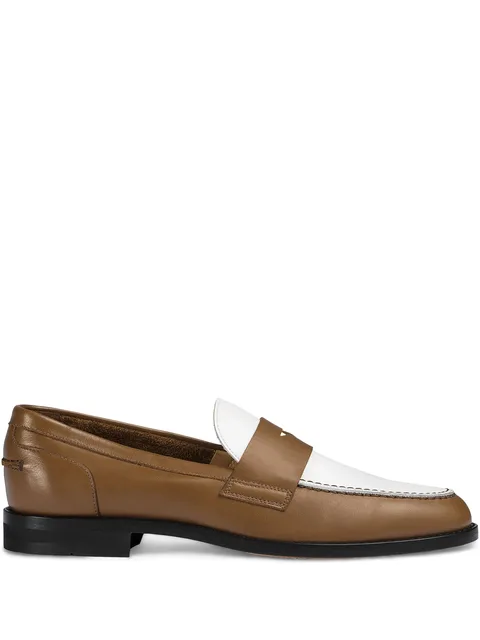 leather loafers
