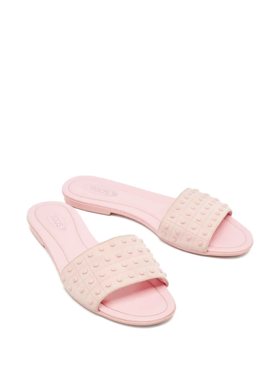 suede studded sandals 8