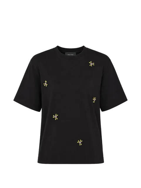 Boy embellished cotton T-shirt