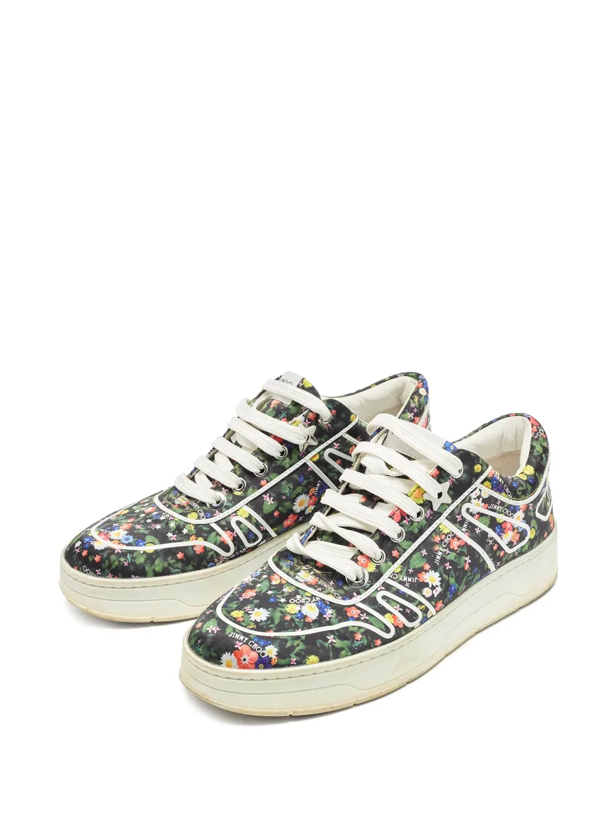 Hawaii/F floral-print sneakers 10