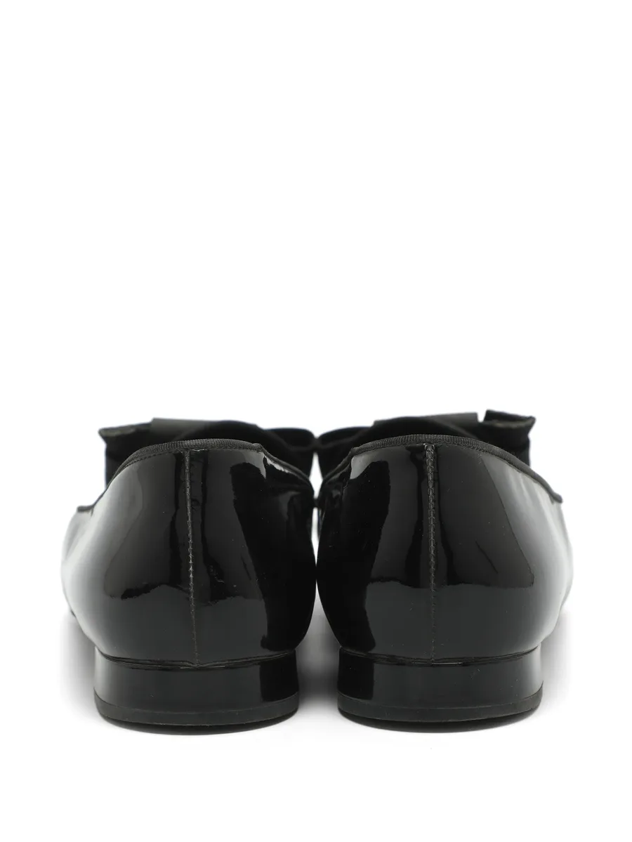 bow-detail patent-leather loafers 5