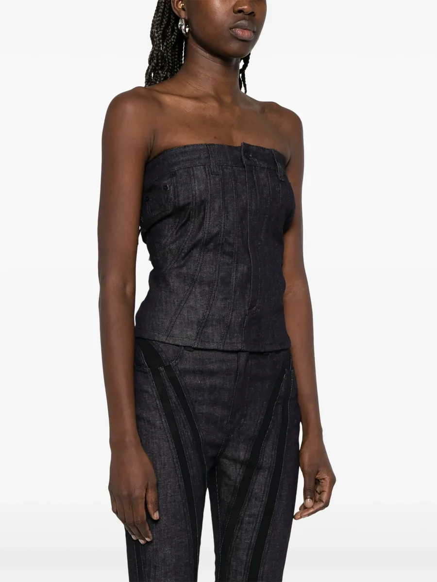 denim bustier top 5