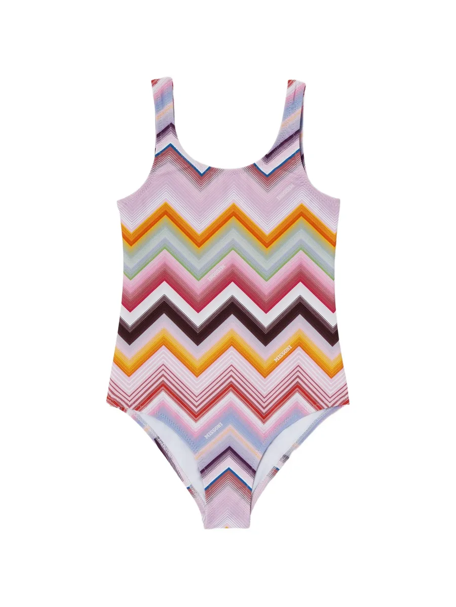 zigzag-pattern swimsuit 1