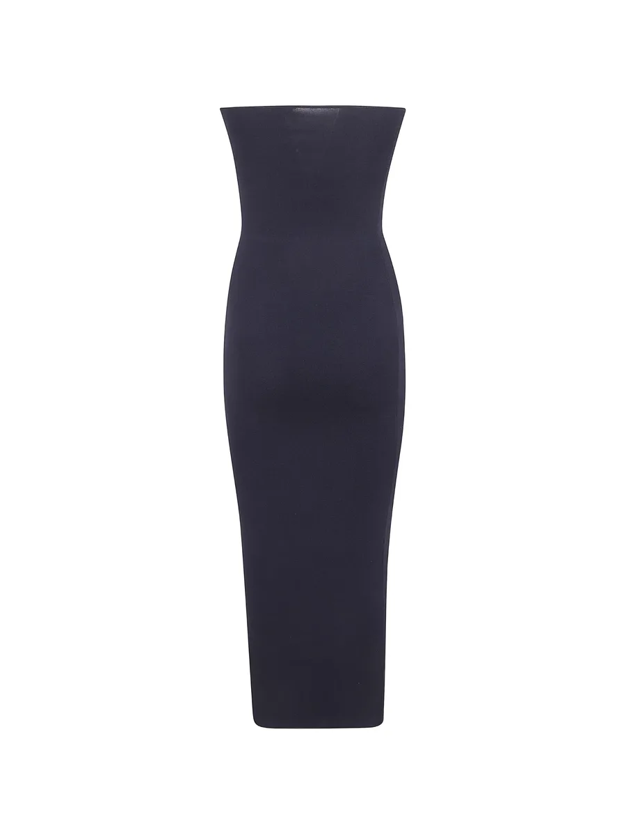 strapless midi dress 3