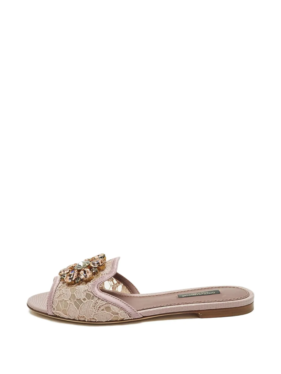 crystal lace sandals 1
