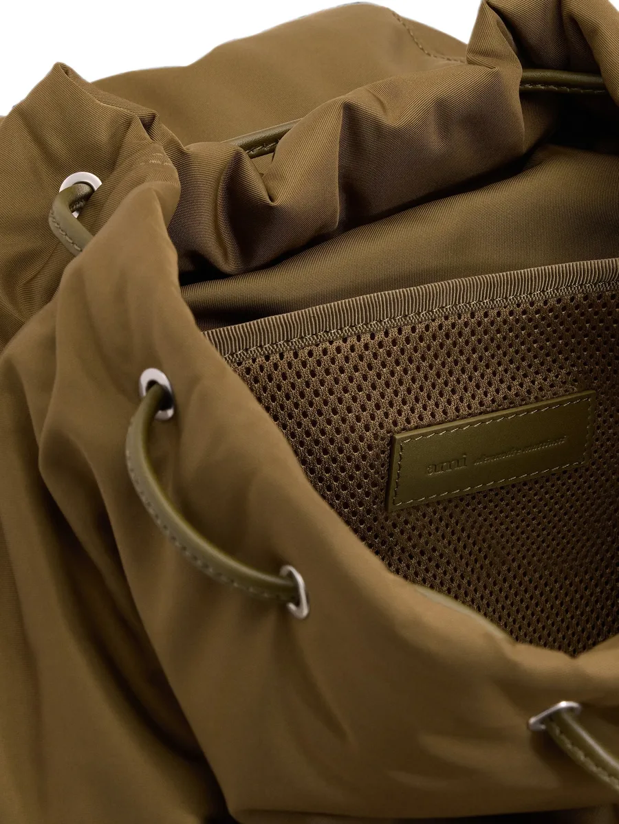 nylon Marcel flap backpack 12